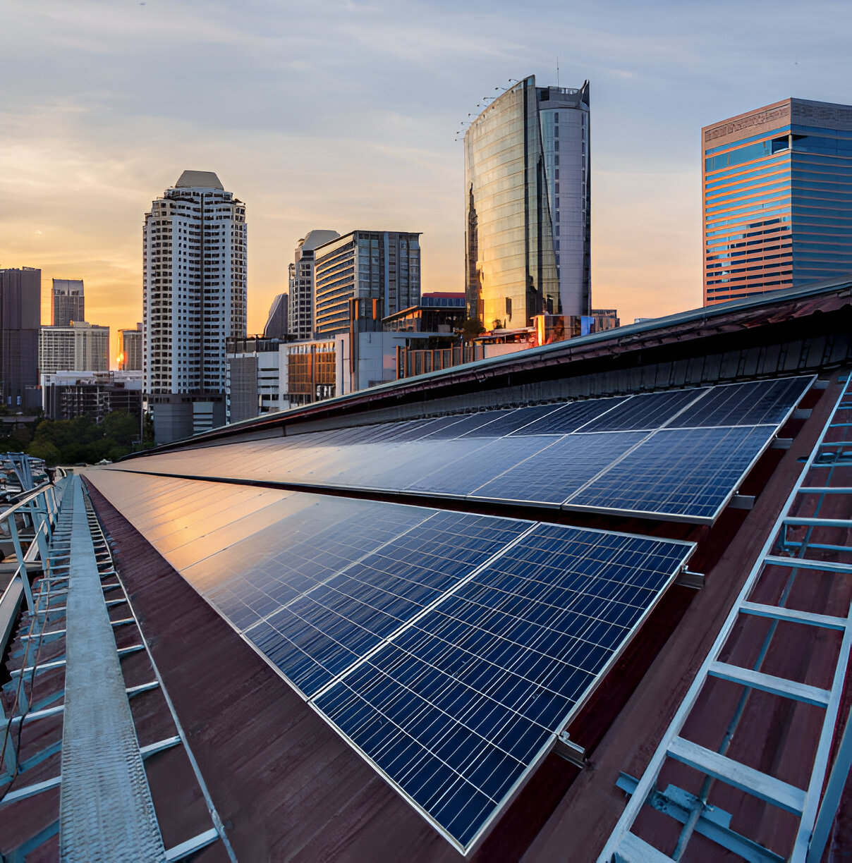 Large residential solar installation