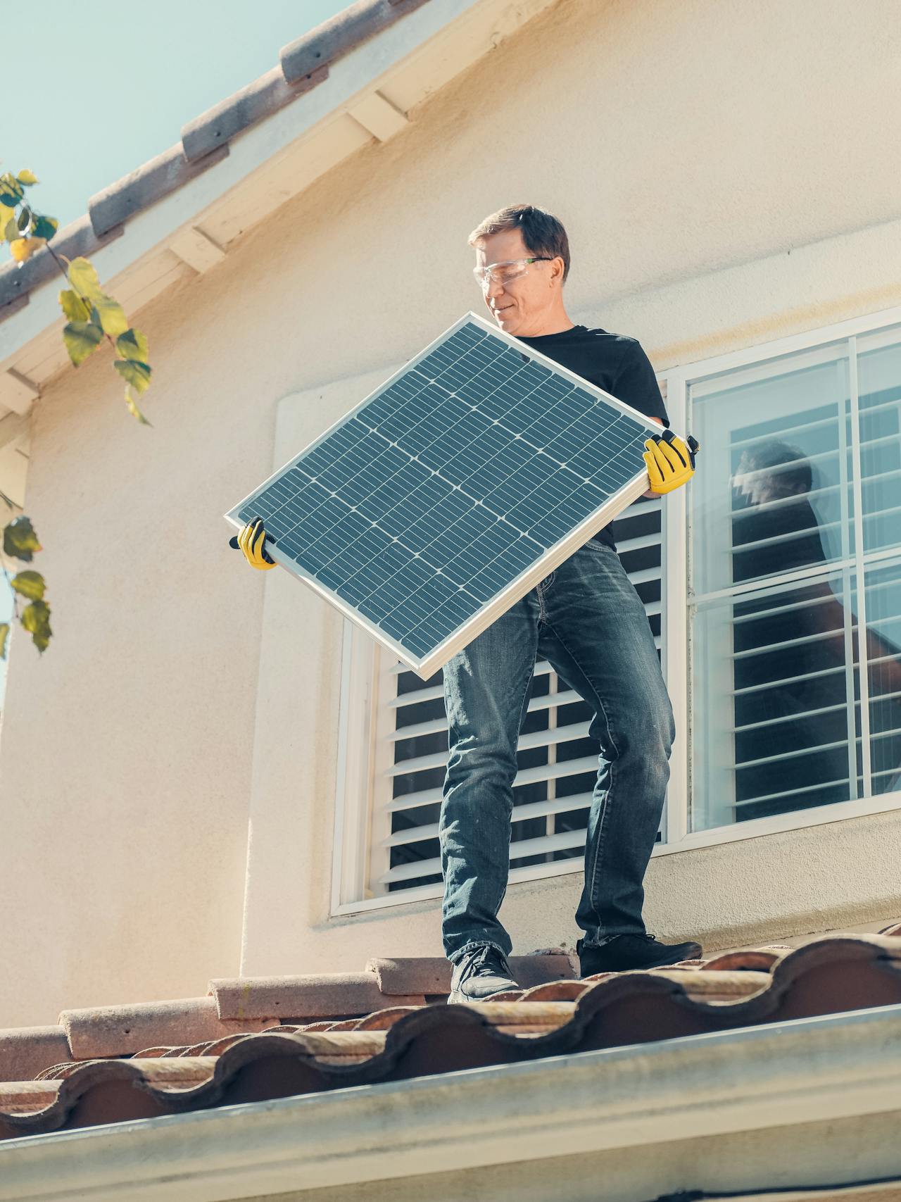 FX Solar installation team at work